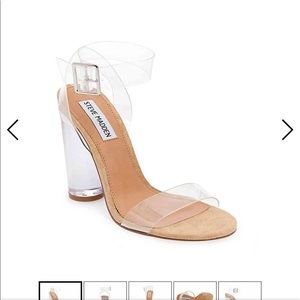 Steve Madden Clear Sandals Cinderella